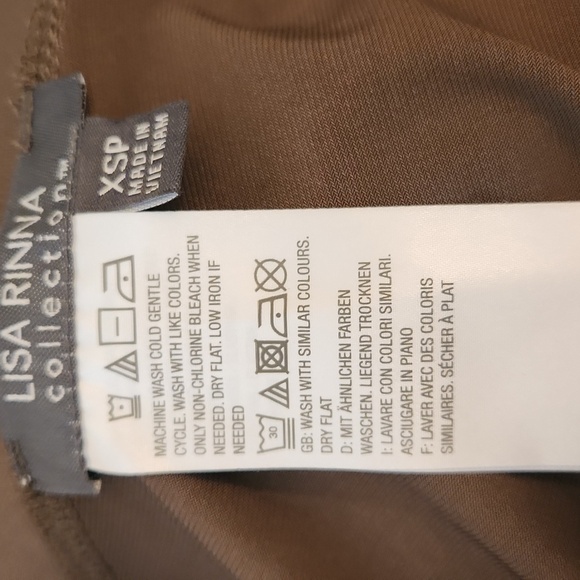 Lisa Rinnea Collection Pull-On Joggers Brown Size XSP - Picture 8 of 11